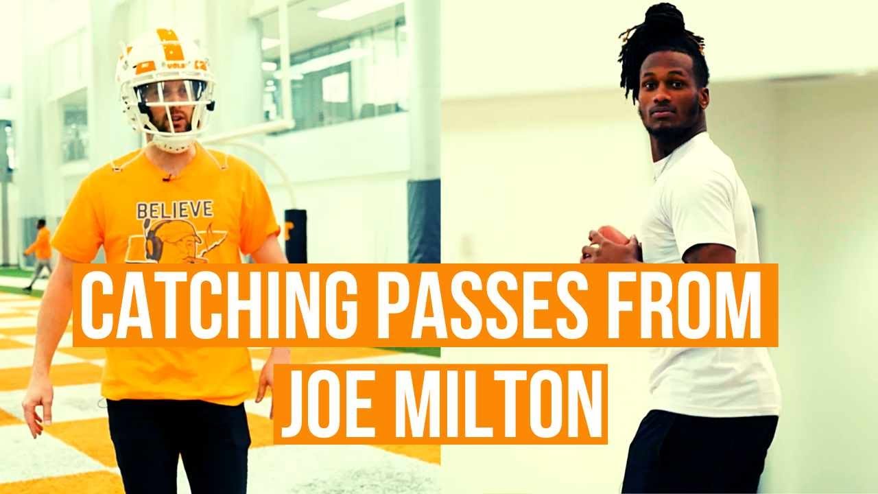 Tennessee QB Joe Milton Destroys fake reporter’s hands…