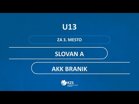 F4MU13 - Slovan A : AKK Branik - za 3. mesto - Sezona 2020/21