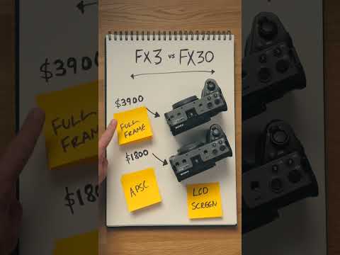 Sony FX3 vs FX30 is it worth it?