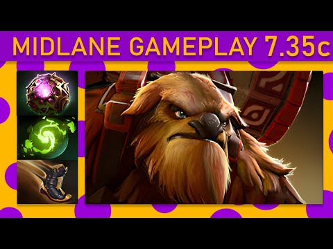 ⭐ Earthshaker 20+ Kills! Mid Gameplay 7.35c - Dota 2 Top MMR