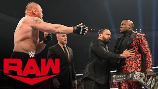 Download Lagu Brock Lesnar demands to be added to WWE Championship Elimination Chamber Match: Raw, Jan. 31, 2022 Thumbnail