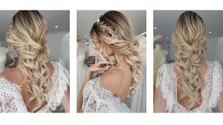 MY MOST REQUESTED BRIDAL STYLE • Soft Romantic Bridal Hairstyle. Easy Wedding Updo by Ulyana Aster.