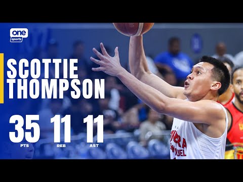 Scottie Thompson DROPS CAREER-HIGH 35 PTS for Ginebra | PBA SEASON 50 PHILIPPINE CUP | HIGHLIGHTS