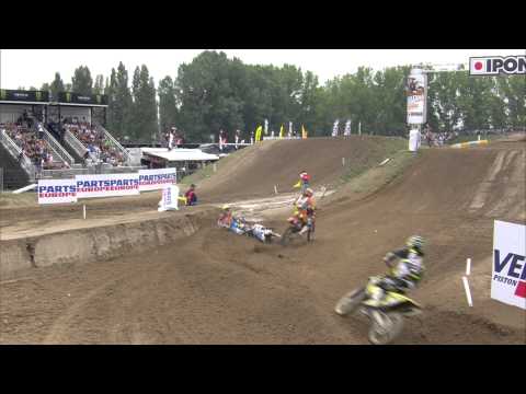 Samuele Bernardini crash MXGP of Lombardia 2015