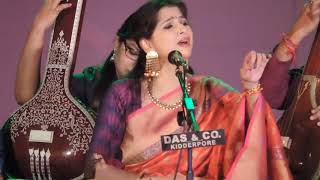 Kaushiki Chakraborty singing Rangi Sari at Nazrul Manch,Kolkata 2017