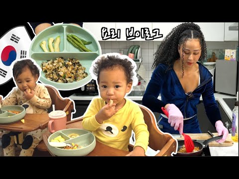 A Day in My Life: Cooking Healthy Korean Meals for My Twin Toddlers