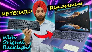 KeyBoard Replacement With original BACKLIT I NON-Backlit TO Backlit Keyboard I Accurate It solutions