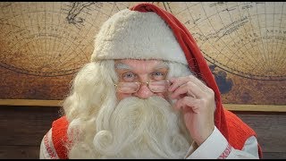 Mensaje de Papá Noel Santa Claus a los niños: Navidad  Laponia Finlandia Polo Norte