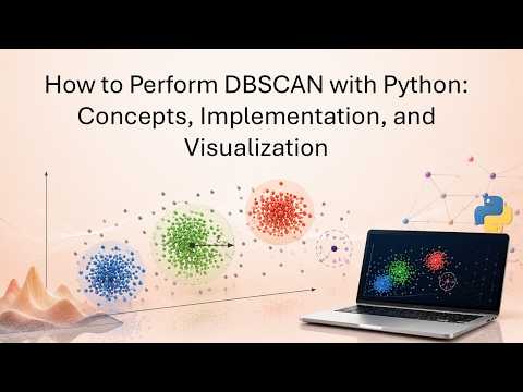 Dbscan Clustering With Python Density Based Clustering Parameter Selection Visualization