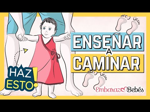 5 TRICKS for teaching a baby to WALK 👣👶🏼 When do they learn to walk?