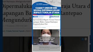 Gegara Dipermalukan Bupati Toraja Utara, Camat Rantepao Pilih Mengundurkan Diri: Merasa Tidak Nyaman