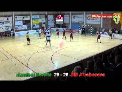 HANDBOL BORDILS 29 BM ALCOBENDAS 26 (Resumen Jor 9 DHPlata)