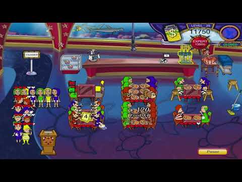 Diner Dash 3: Flo on the Go Walkthrough - Level #25 - Submarine - Delicious Sorbet