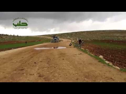 استهداف مقرات النظام بصواريخ غراد في بلدتي نبل والزهراء في ريف حلب الشمالي من قبل غرفة عمليات تحرير حلب