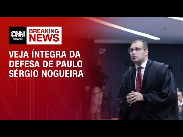 Defesa de Paulo Sérgio Nogueira inicia sustentação oral no STF | LIVE CNN