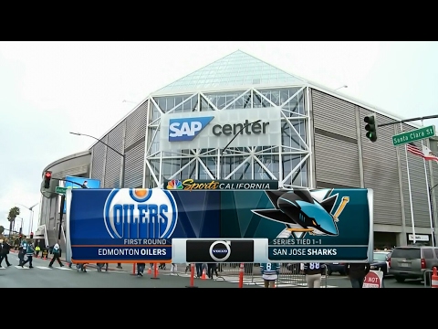 Edmonton Oilers vs. San Jose Sharks. Game 3 (16.04.2017) Highlights