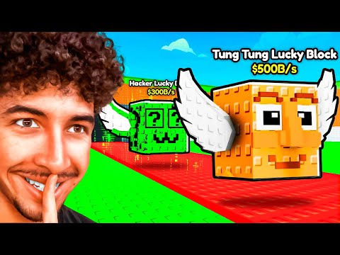 $0 To $100 Trillion With BANNED LUCKY BLOCKS In Steal A Brainrot