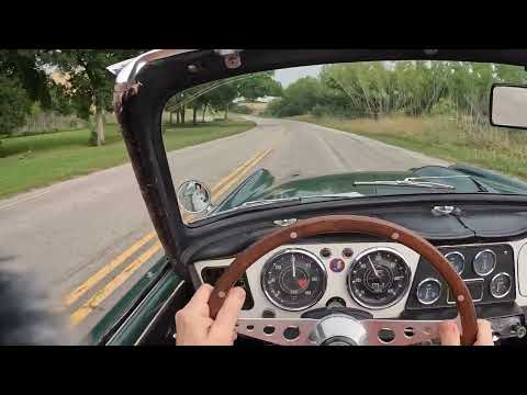 1964 Triumph Tr4 w/overdrive (driving, overdrive demo)