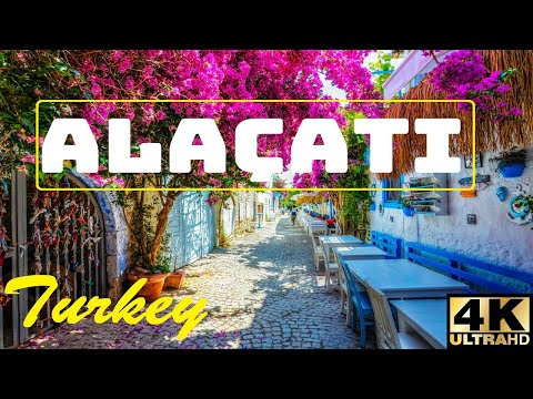 Walking in Alaçatı / İzmir/ Turkey / 4K 🇹🇷