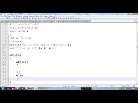 C Programming The First C Language Program Part 1
