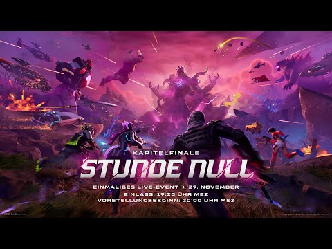 STUNDE NULL Live Event  | Fortnite Chapter 6 FINALE | Deutsch/German | KEINE KOMMENTARE
