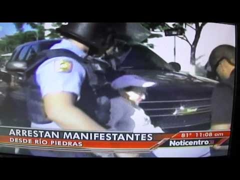 Noticentro - Estudiantes actúan en "desovediencia civil" Huelga UPR (6)