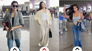 Rashmika Mandaana Looking Gorgeous At Airport, Sana Maqbool and Poonam Pandey Also Snaps At Airport