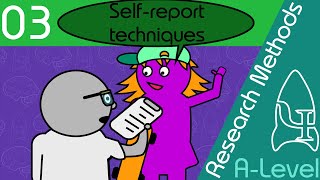 Self-report techniques - Research Methods [ A Level Psychology ]