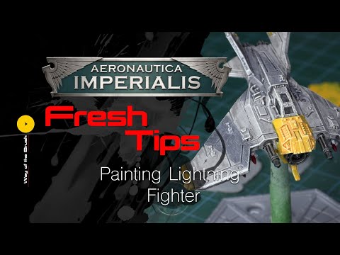 Painting Aeronautica Imperialis: Lightning Fighter - Fresh Tips Tutorial