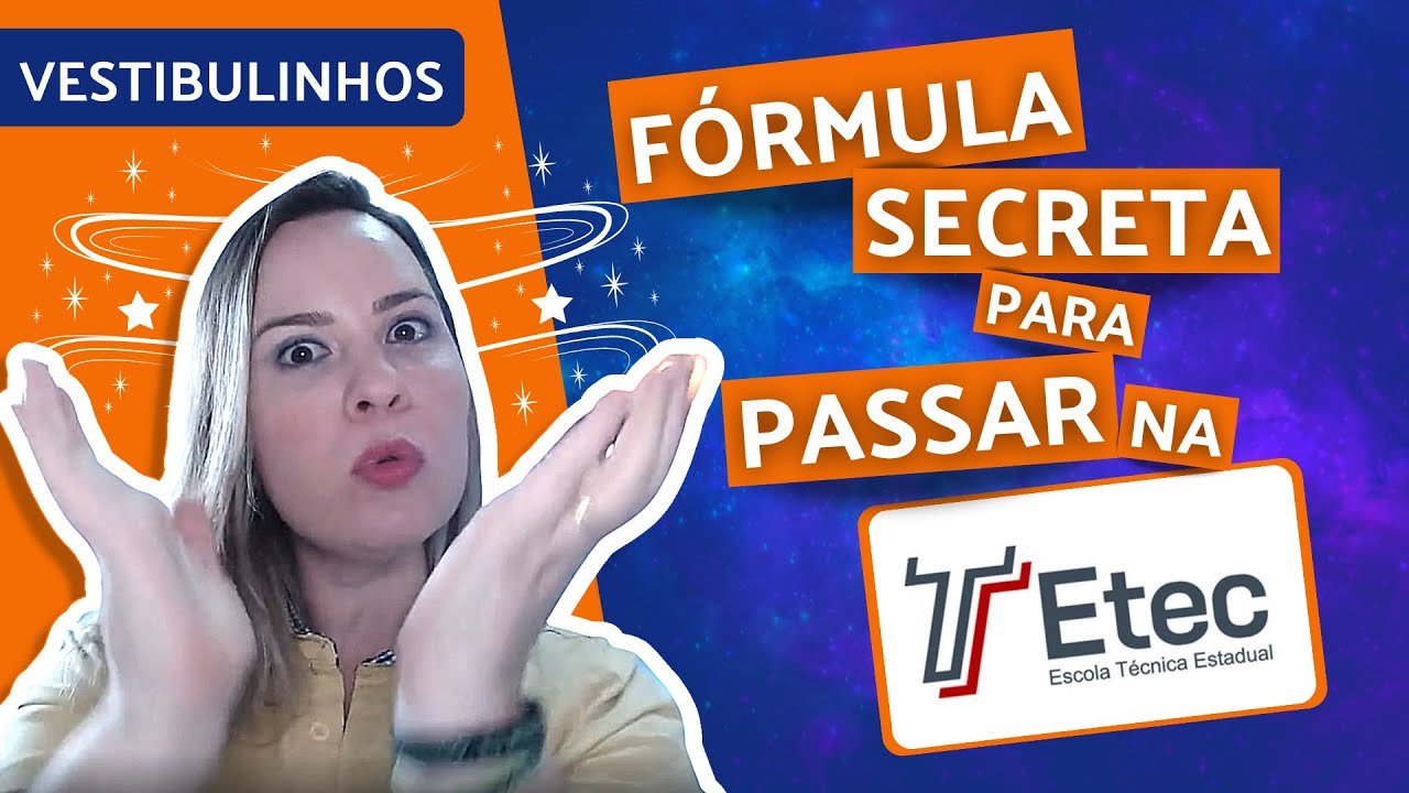O SEGREDO DE COMO ESTUDAR E PASSAR NA PROVA DA ETEC