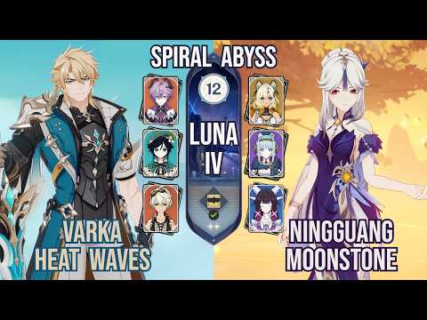 Varka Heat Waves x Ningguang Moonstone | Spiral Abyss 6.3 / Luna IV | Genshin Impact