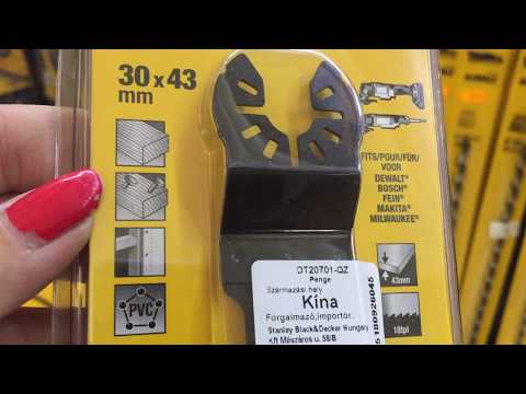 Полотно DeWALT для DWE315/DCS355, 30 мм, 43 мм, 18 зубьев, BiM Metal