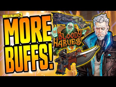 MORE WEAPON BUFFS, ZANE CHANGES & BLOODY HARVEST RETURNS!! 10/8/20 [Borderlands 3]