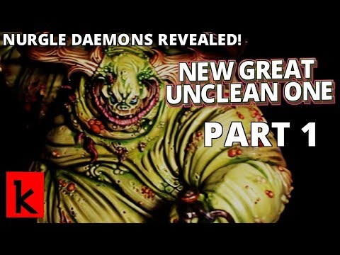 NEW NURGLE MODELS Revealed! 40K / Age of Sigmar Nurgle Daemons