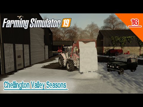 Clearing Snow on the Farm & Selling Sunflower  |Chellington Valley Seasons # 16 | FS19 TimeLapse