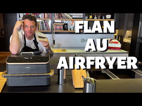 Vanilla and Black Sesame Flan