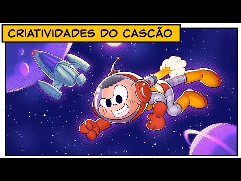 Capa de Maratona Criatividades do Cascão - Turma da Mônica