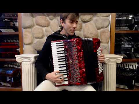 SCANAIRIHRD - Red Scandalli Air I Piano Accordion LMMH 37 96 $5299