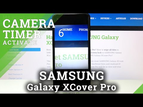 How to Set Camera Timer in SAMSUNG Galaxy XCover Pro – Use Camera Timer