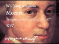 Mozart, Symphony in D major "No. 47", K. 97