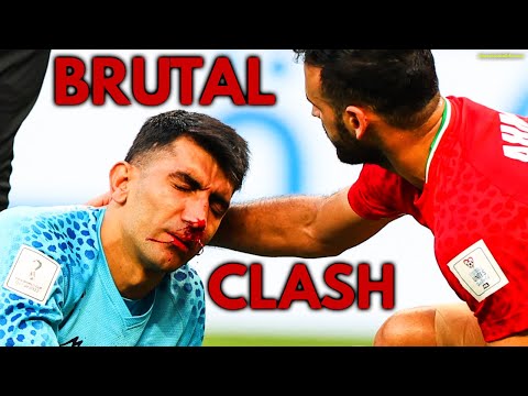 Iran goalkeeper BRUTAL HEAD INJURY vs England ● FIFA World Cup Qatar 2022 ● (21/11/2022) ● HD