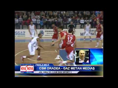 Marcel Ţenter despre CSM Oradea vs Gaz Metan - NovaTv Mediaş