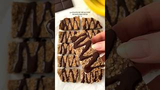 Healthy Banana Bread Granola Bars😍 #healthyrecipes #healthysnacks #snacksrecipe