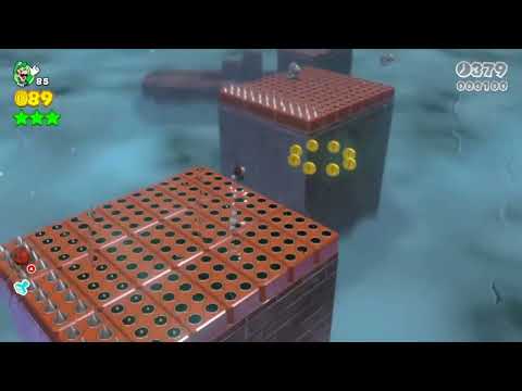 Super Mario 3D World (Switch) 8-1 Itemless Speedrun - Time: 24 (TWR)