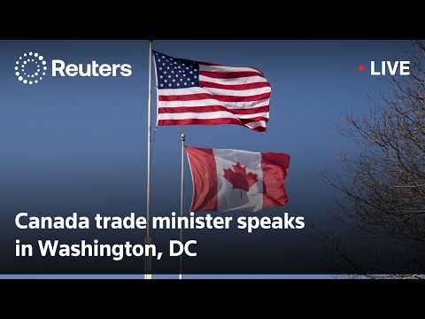 Video Thumbnail: LIVE: Canada trade minister speaks in Washington, DC