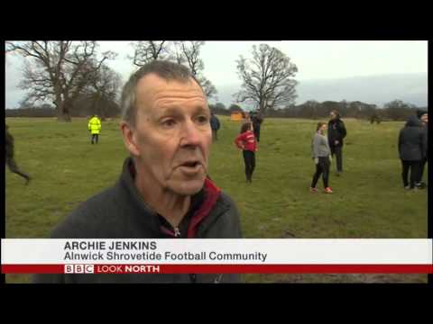 Alnwick Shrove Tuesday 2016 (BBC)