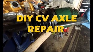 DIY Subaru CV Axle Repair - Re-booting OEM Axle