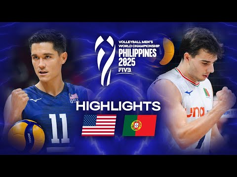 USA 🇺🇸 vs. Portugal 🇵🇹 - Highlights | Men's World Championships 2025