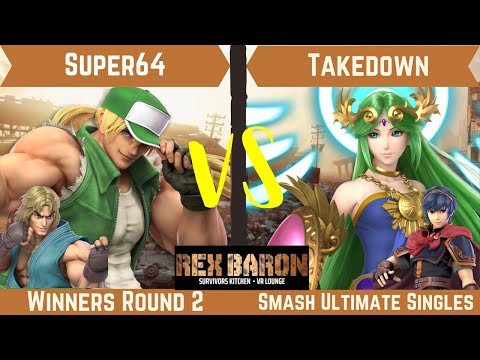 Rex Baron 7 Winners Round 2 - Super64 (Terry, Ken) Vs. Takedown (Palutena, Marth)