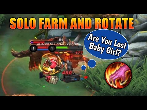 A TRUE GRANGER USER KNOWS HOW TO SOLO FARM AND ROTATE - AkoBida SOLO RANK GAMEPLAY BUILD | MLBB